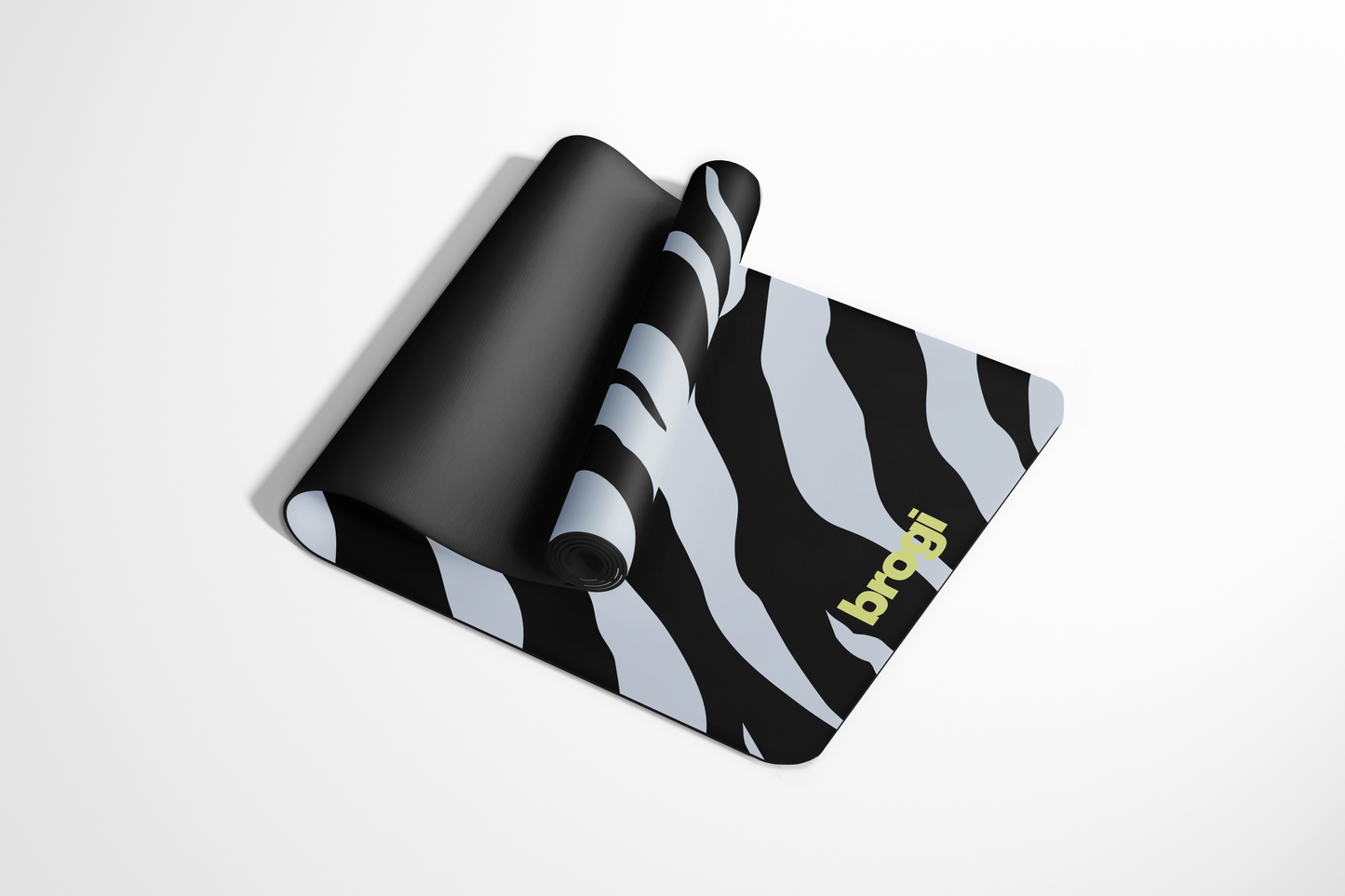 Black Animal Print Mat - Brogi Yoga