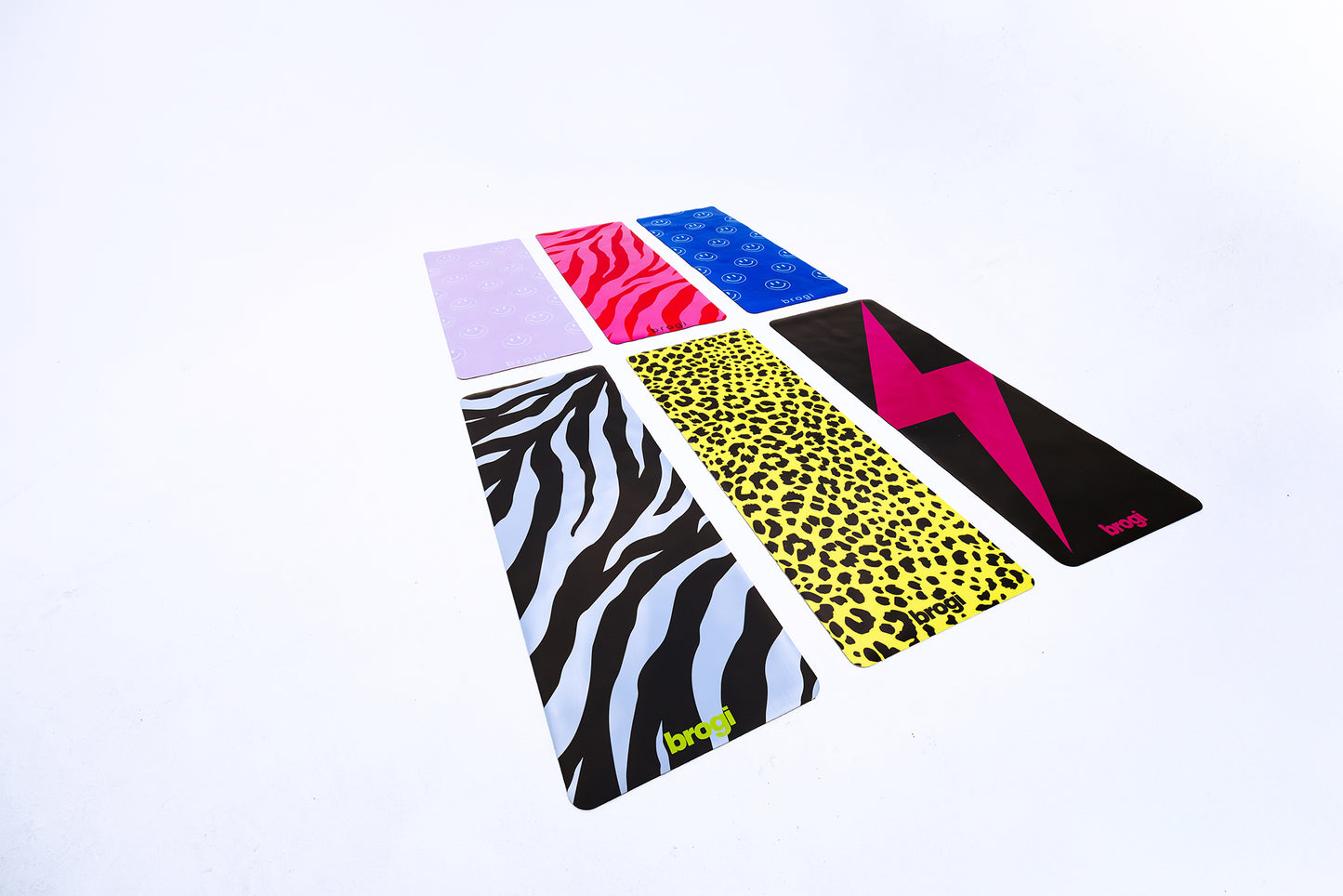 Pink Lightning Bolt Mat - Brogi Yoga