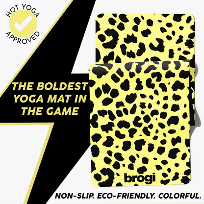 Leopard Print Yoga Mat - Brogi Yoga