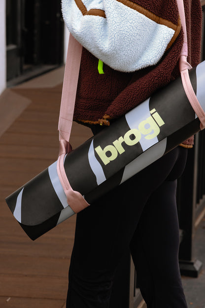 The Carry On - Yoga Mat Carry Strap Pink - Brogi Yoga