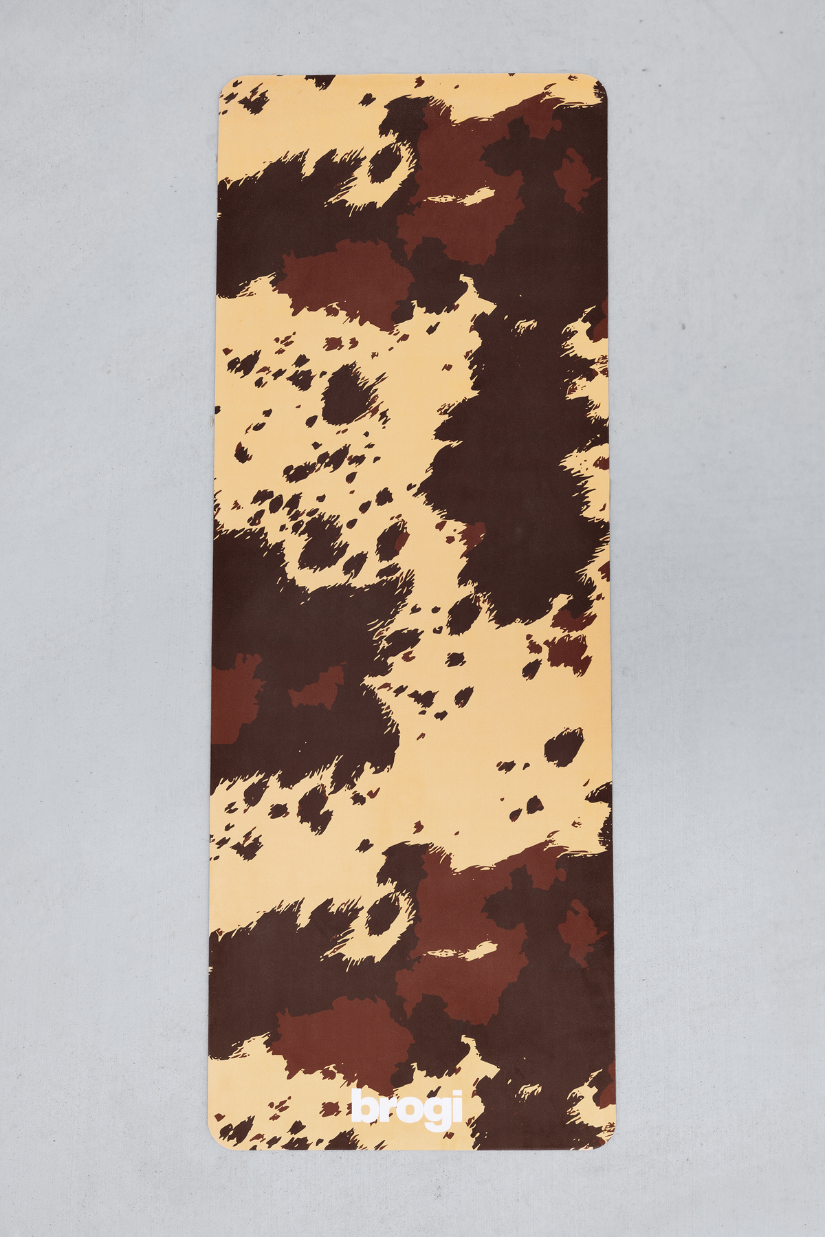 Brogi Cow Print Luxe Suede Yoga Mat