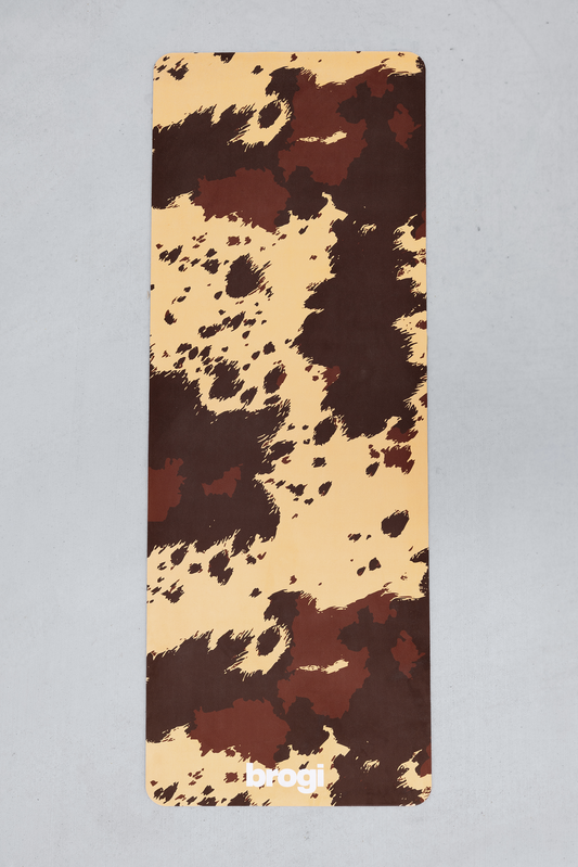 LUXE - Vegan Suede Cowhide Mat - Brogi Yoga